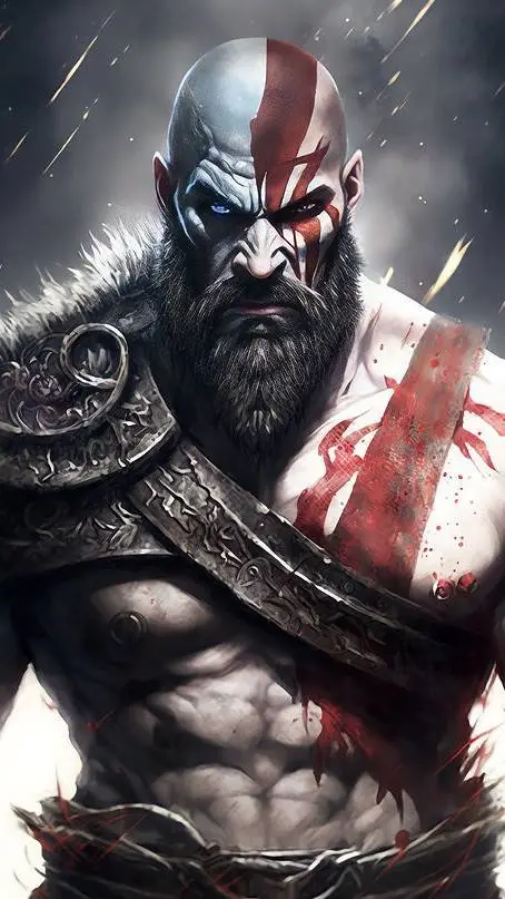 ai character: Kratos  background