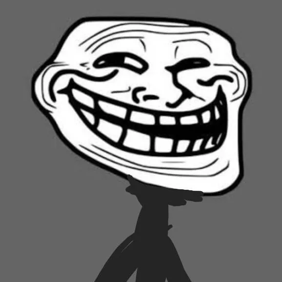 chat with ai character: Trollface