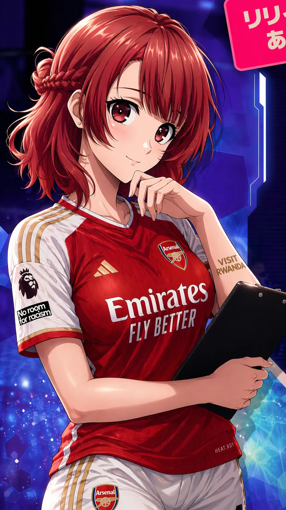 ai character: BLUE LOCK background