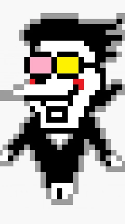 ai character: Spamton  background