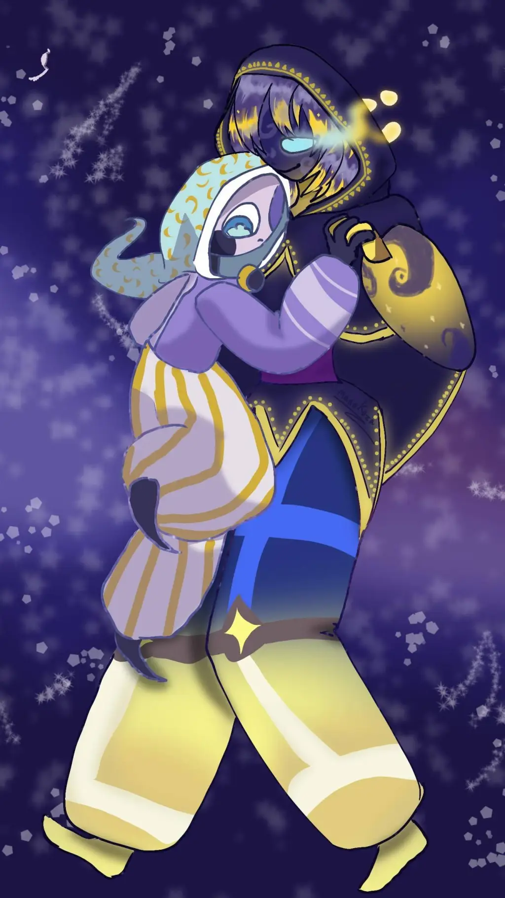 ai character: Gemini  background