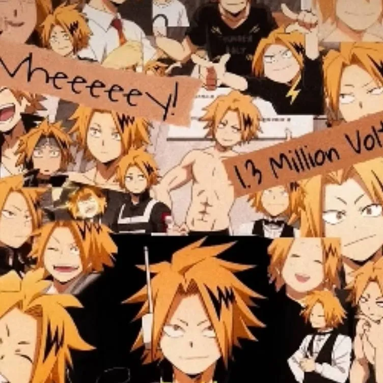 chat with ai character: denki kaminari mha