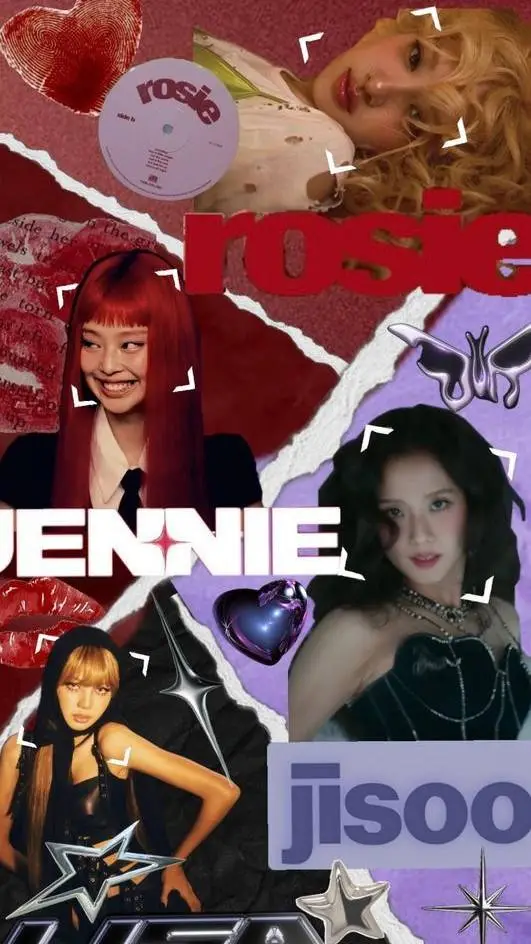 ai character: blackpink🖤🩷 background