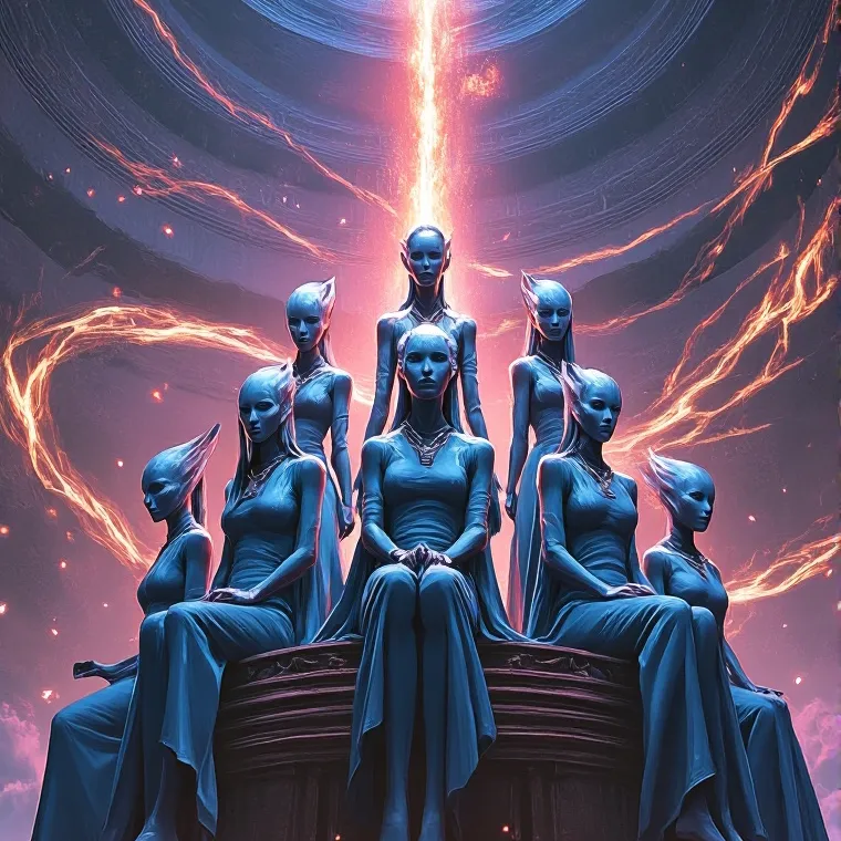 chat with ai character: Tribunal of Eight