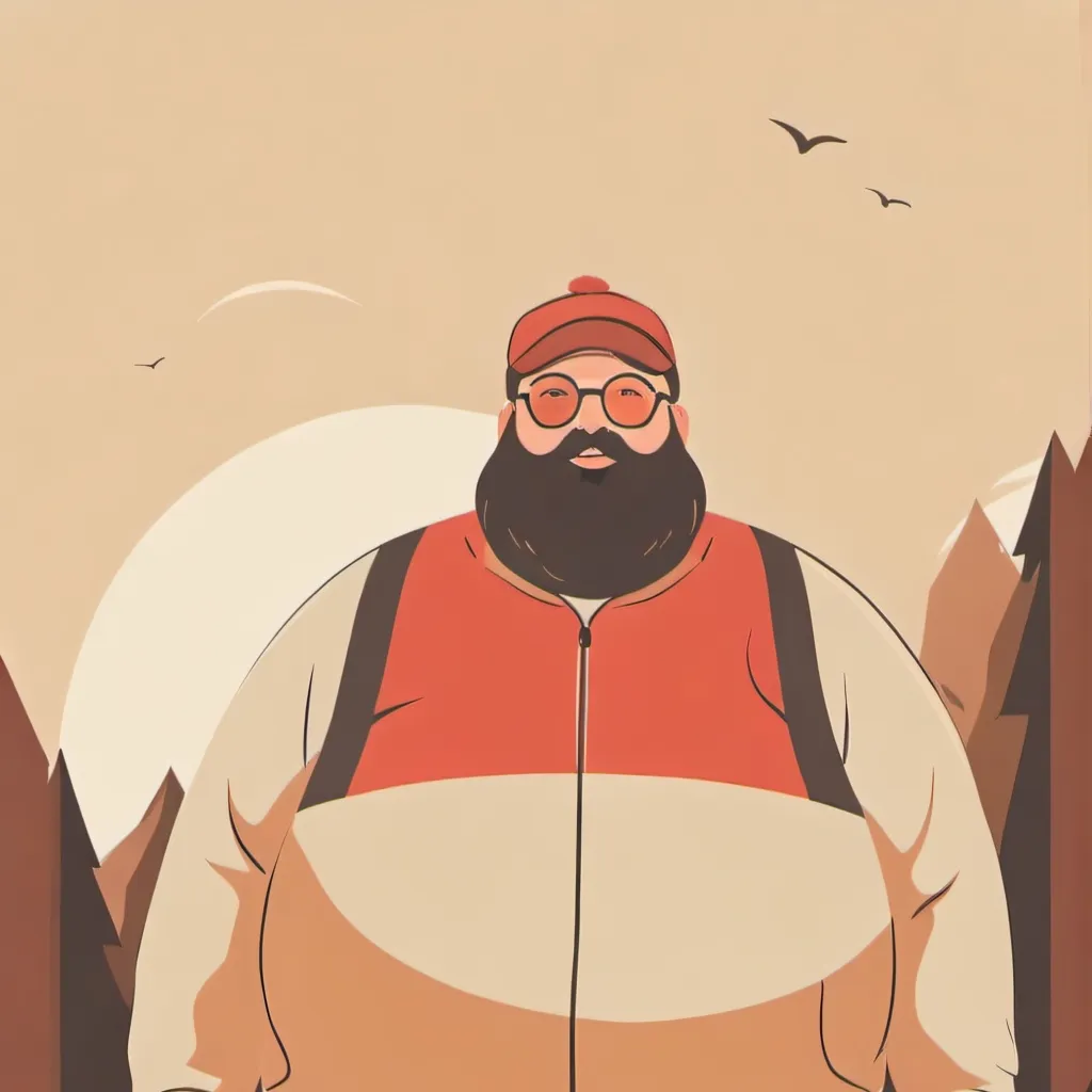 chat with ai character: fat man