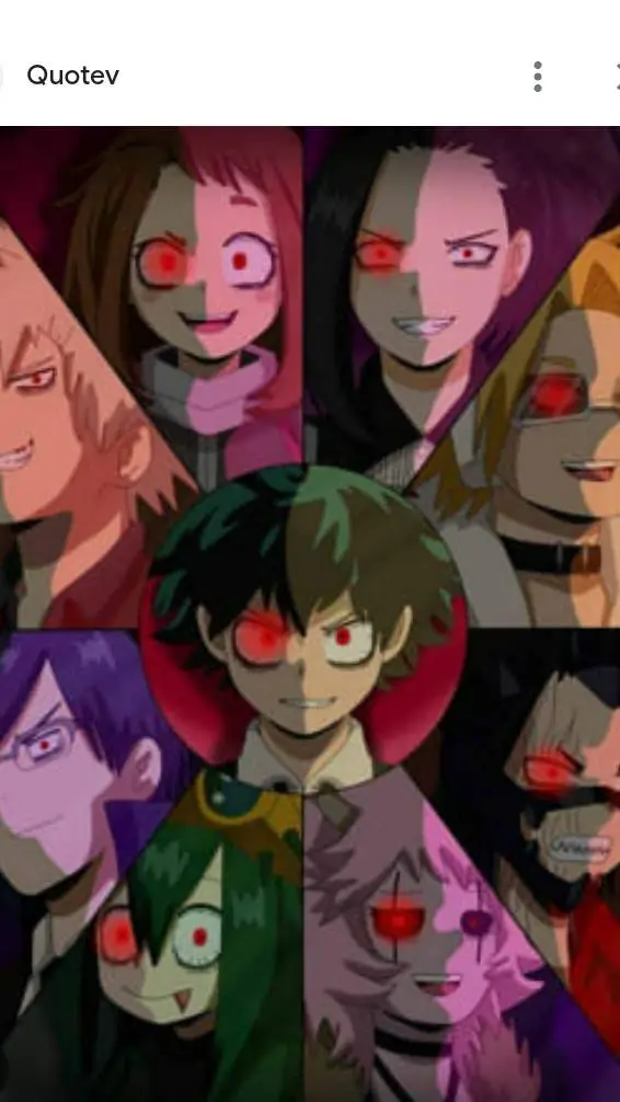 ai character: Villain Mha background