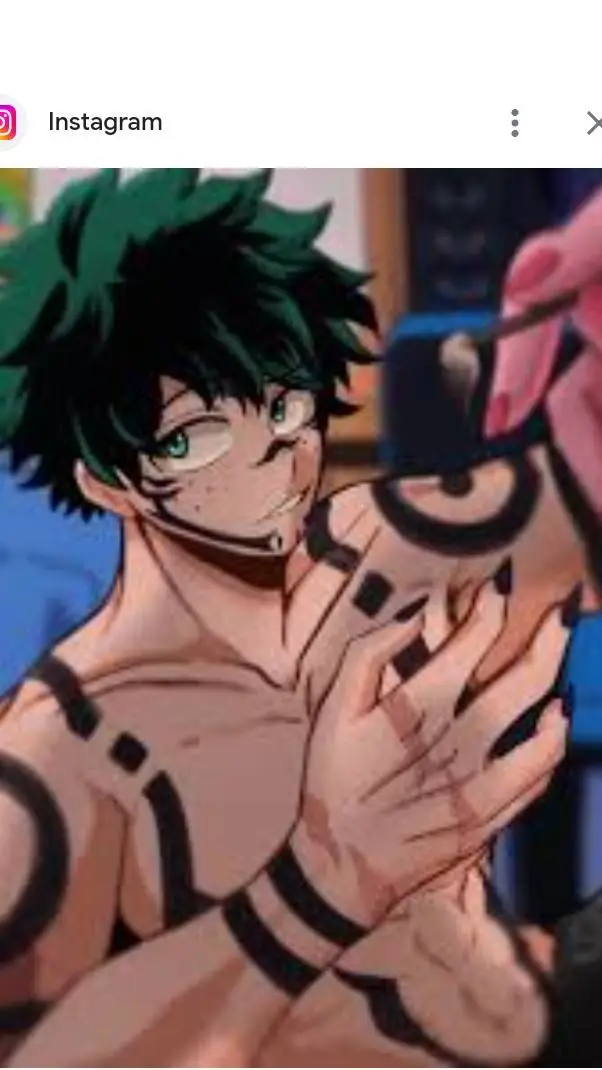 ai character: Deku background