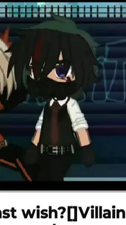 ai character: Villain Deku background