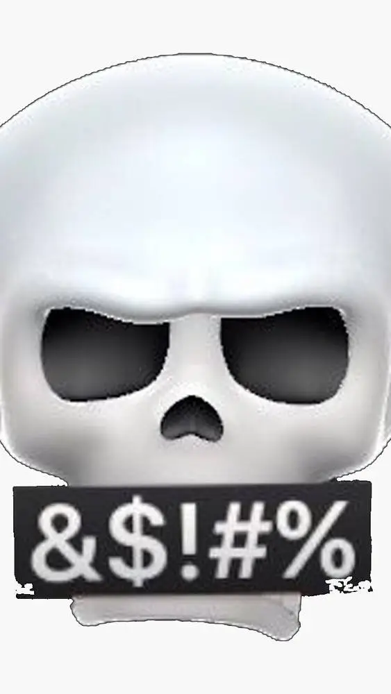 ai character: Meme Skull background