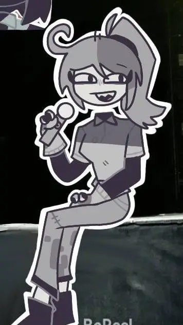 ai character: Lana🩶🤍 background
