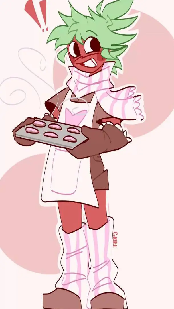 ai character: Sprout 🌺🌹🍓 background