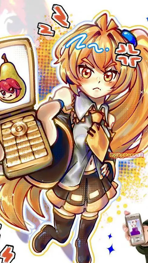 ai character: ★★NeruUUU💛📱📞 background