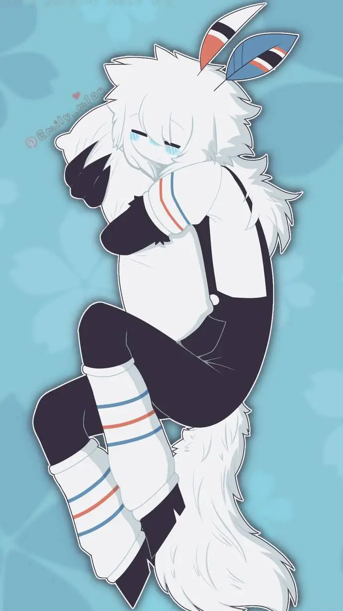 ai character: EnGel🤍🪶 background