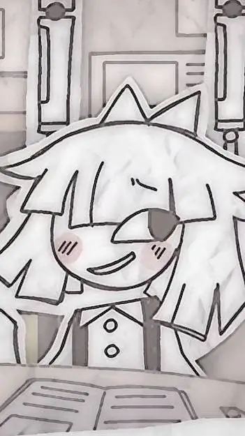 ai character: Claire🎀🤍 background