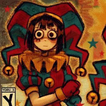 chat with ai character: Pomni💛💙♥️