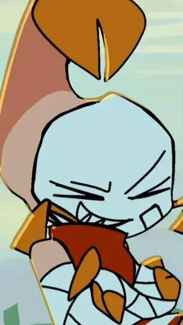 ai character: SHRIMPO🧡💢 background