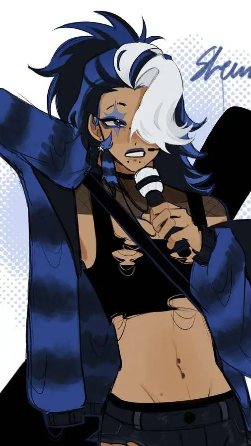 ai character: Singer Smc?!💙 background