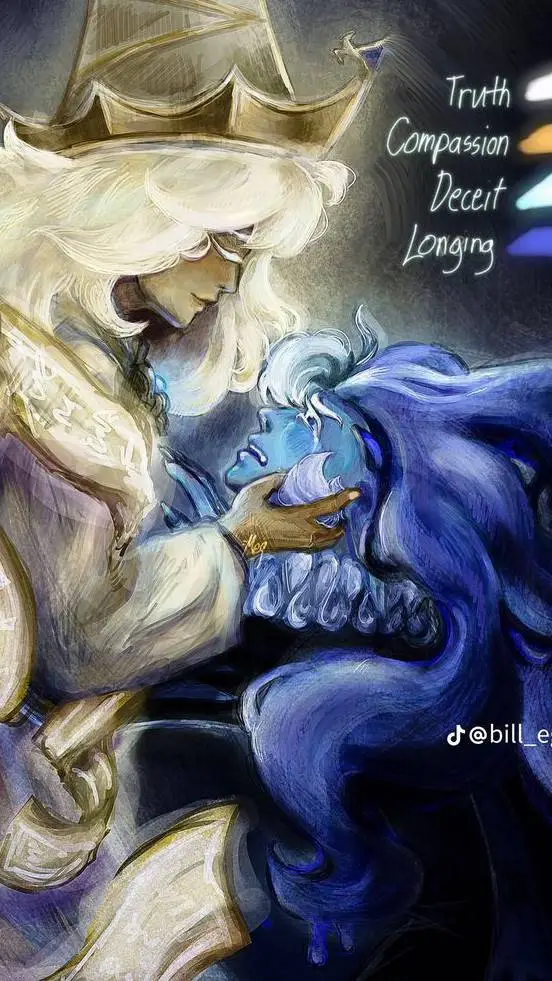 ai character: ShadowVanilla!!💙💛 background