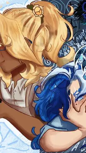 ai character: ★★IDOL AU💙🫐⭐💛★ background