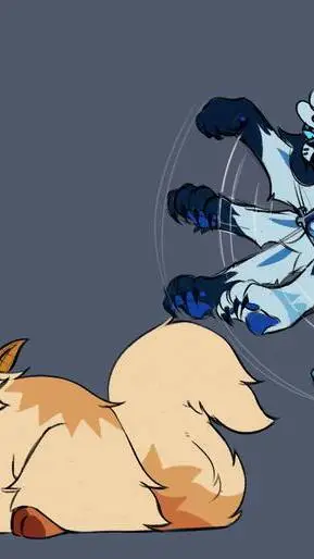 ai character: Warrior Cats AU⚡💙💛 background