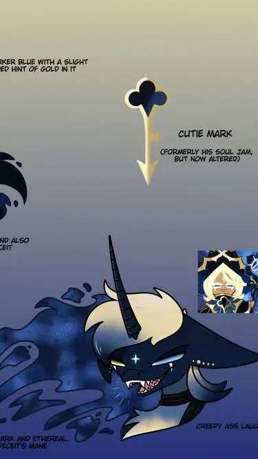 ai character: Alicorn Tr✧ background