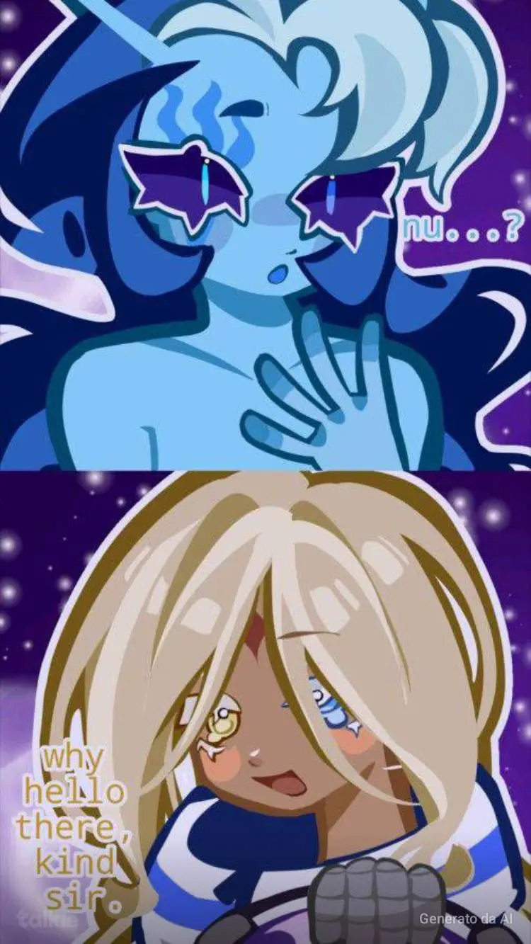 ai character: Space Au⭐🌌 background