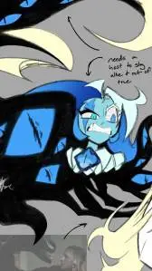 ai character: Symbiote Au!! background