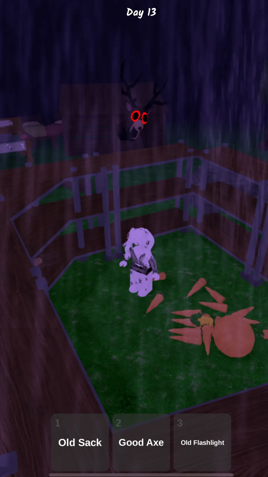 ai character: Hungry Deer  background