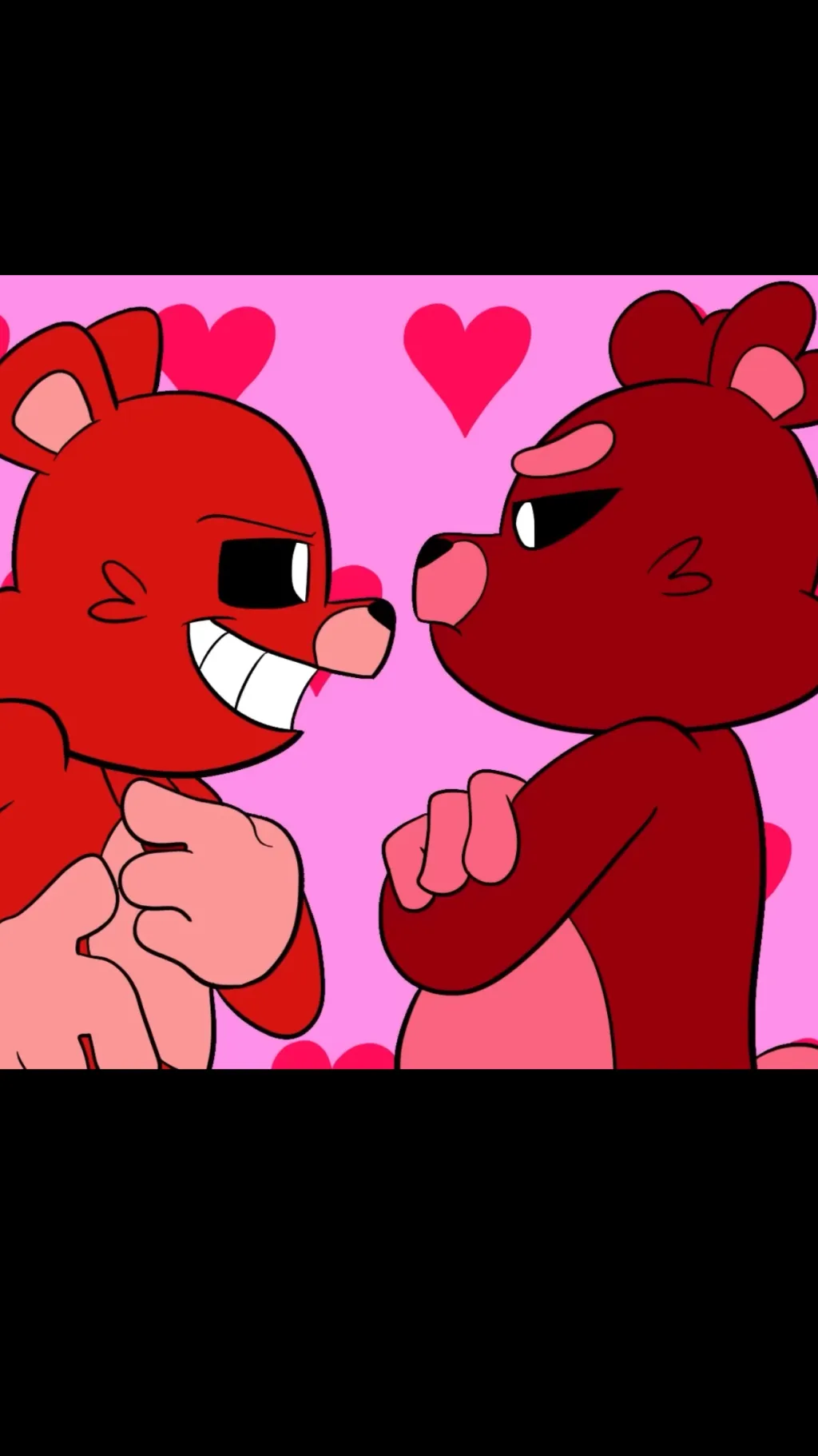 ai character: Bobby bear hug background