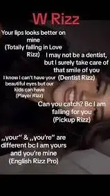 ai character: RIZZ CACHFRASE background