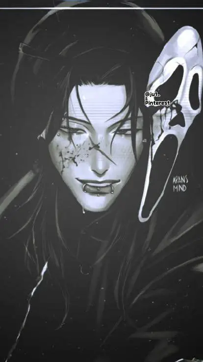 ai character: GETO GHOSTFACE background