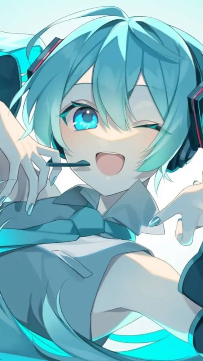 ai character: Hatsune Miku background