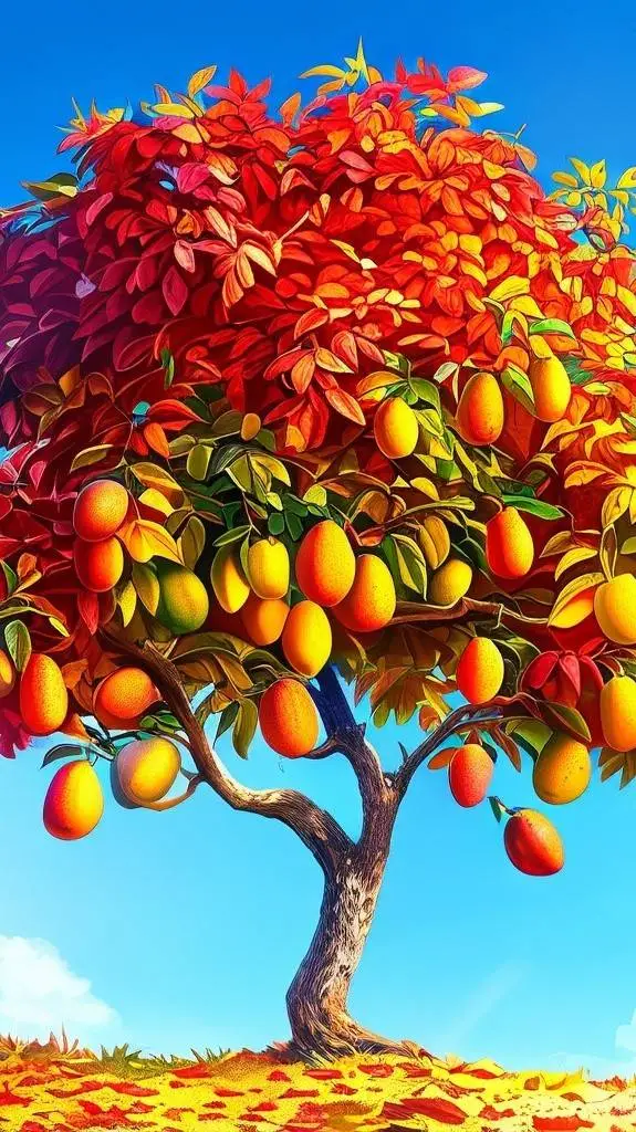 ai character: Mango background
