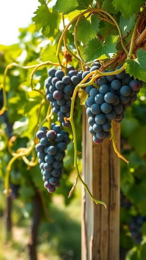 ai character: Grape background