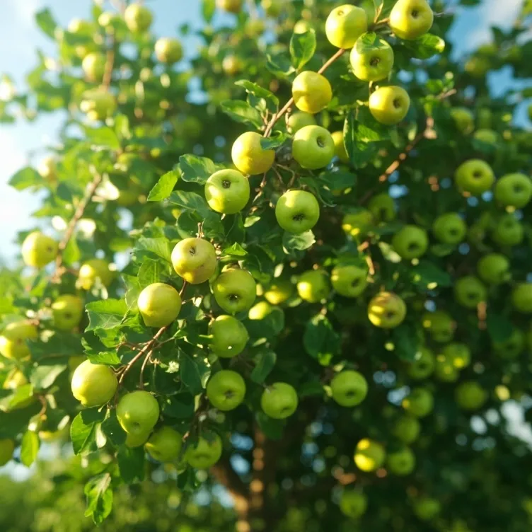 chat with ai character: Green apple