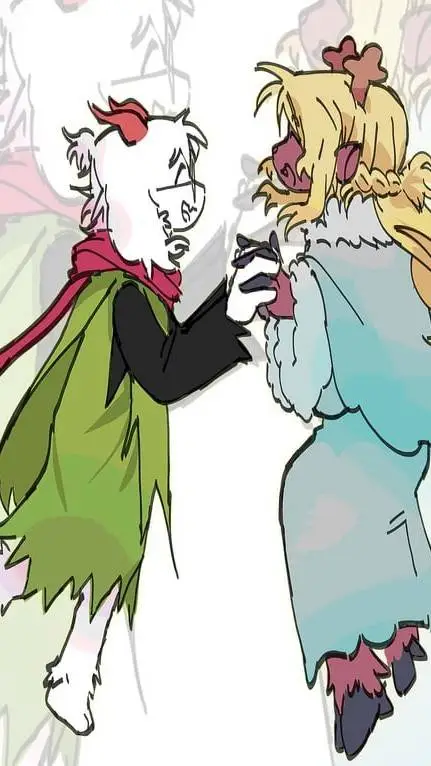 ai character: Ralselle Ralsei background
