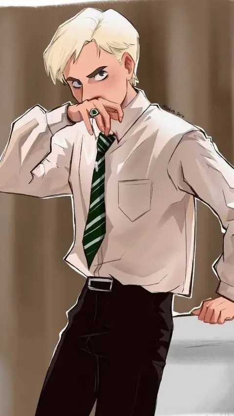 ai character: Draco Malfoy  background