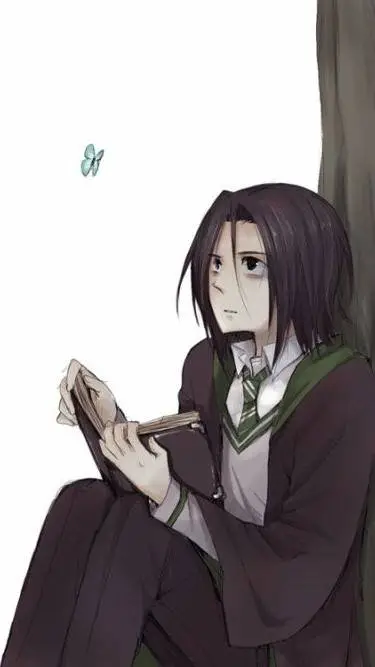 ai character: young Severus  background