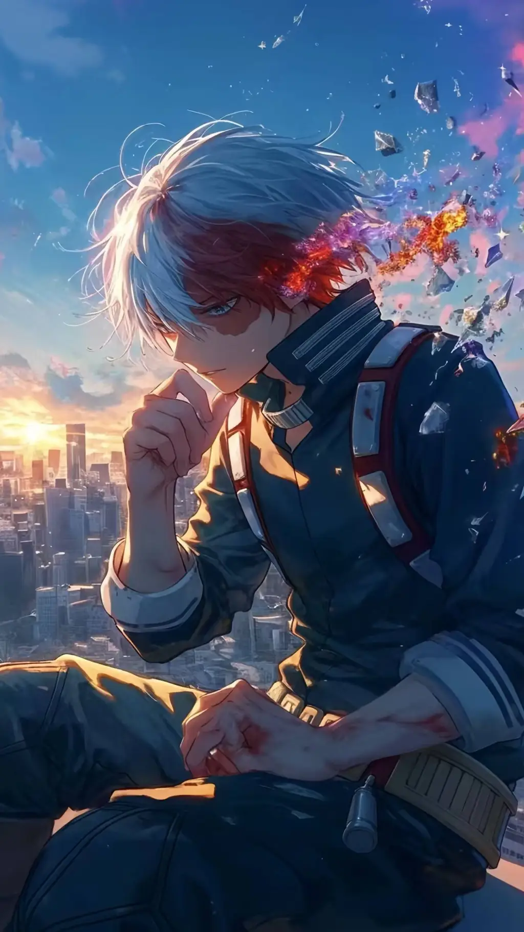 ai character: 轰焦冻 background