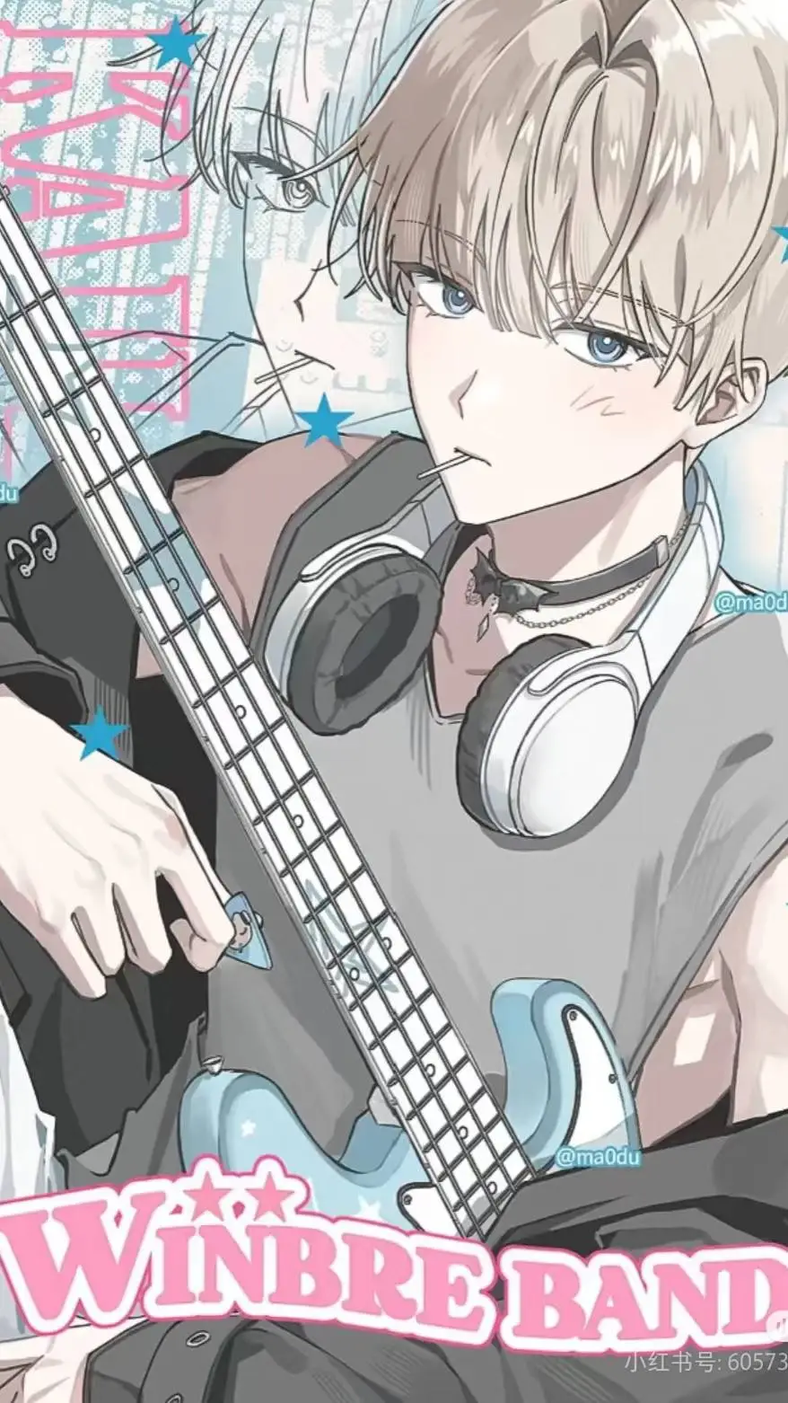 ai character: 梶莲 background
