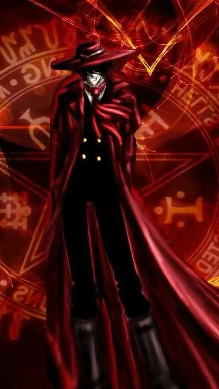 ai character: Alucard  background