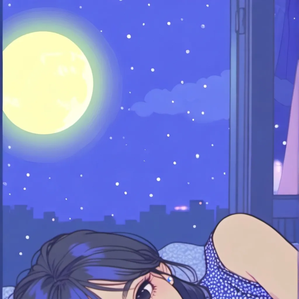chat with ai character: sleepy girl