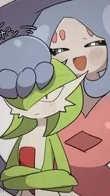 ai character: Gardevoir x Hatter background