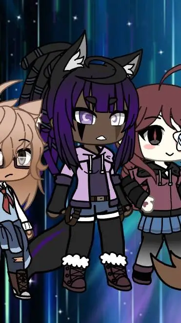 ai character: Gacha Life School background