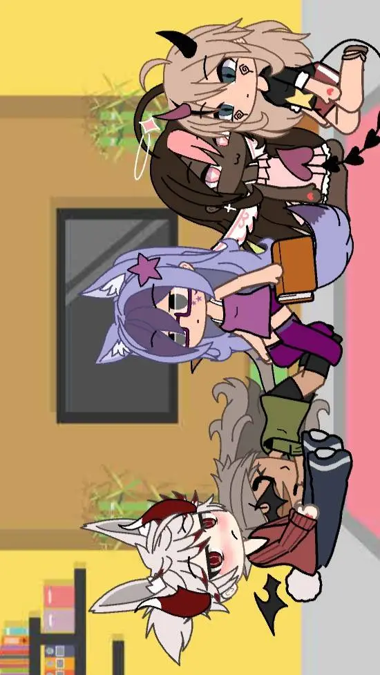 ai character: Gacha Sleepover background