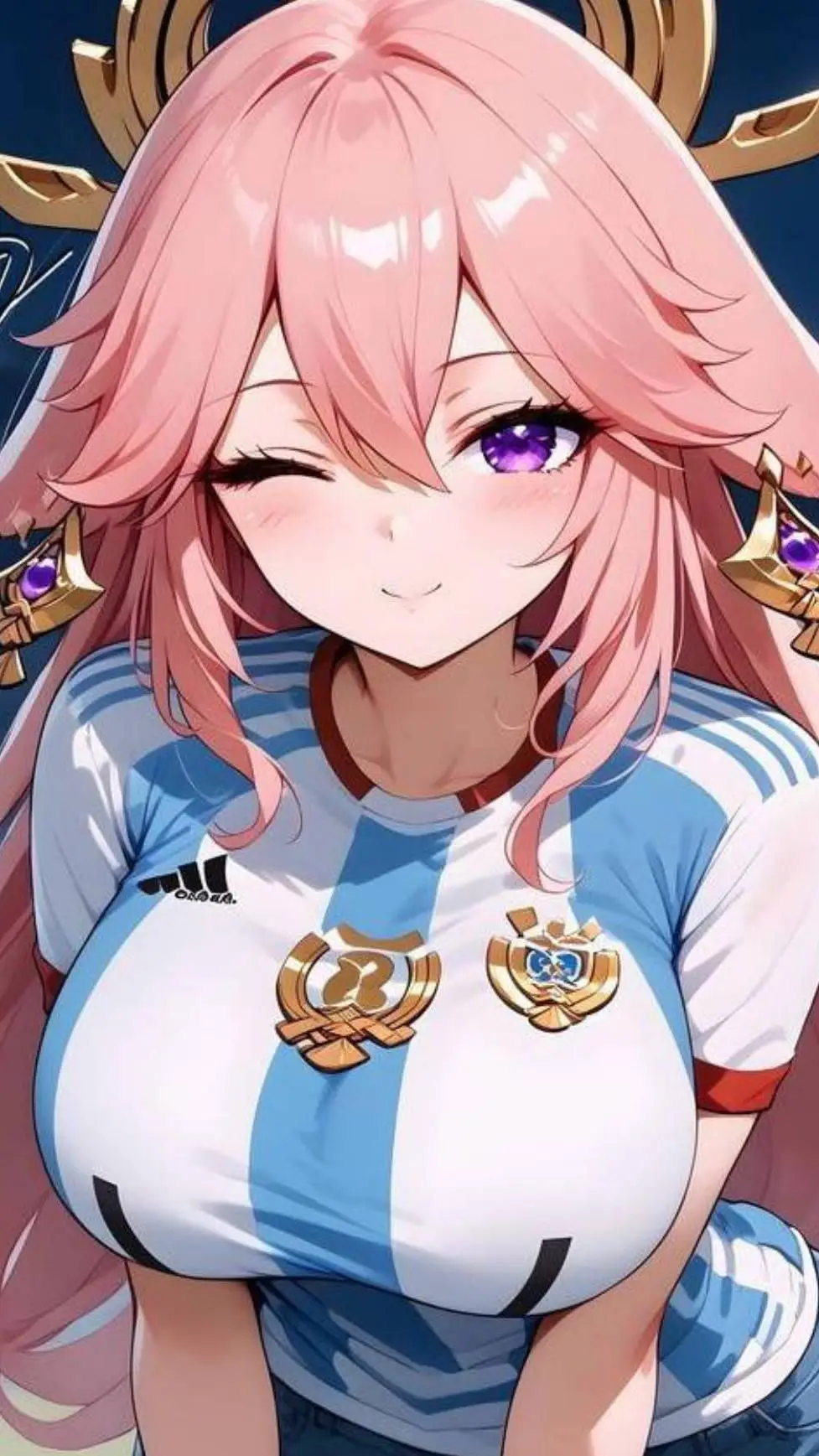 ai character: Miku  background