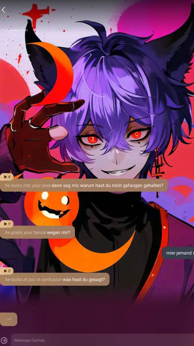ai character: catnap  background