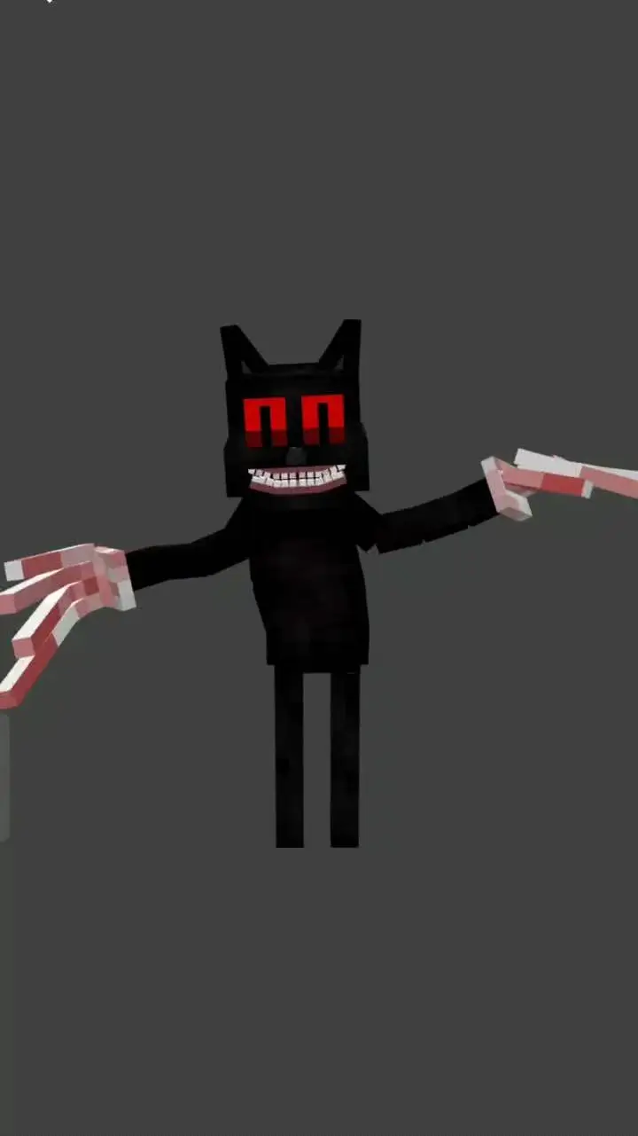 ai character: Red eyescartooncat background