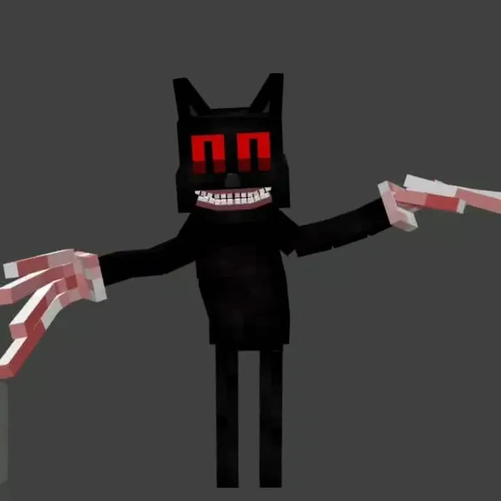 chat with ai character: Red eyescartooncat