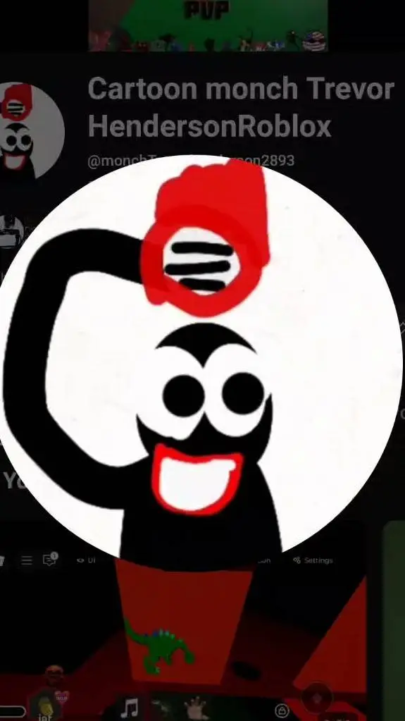 ai character: cartoon monch  background